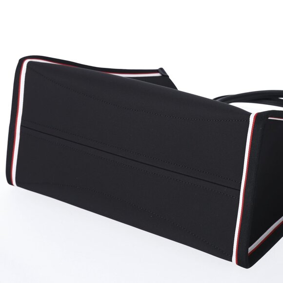 Christian Louboutin Nastroloubi Tote Bag 3245177 Black White Red Canvas - Picture 6 of 9